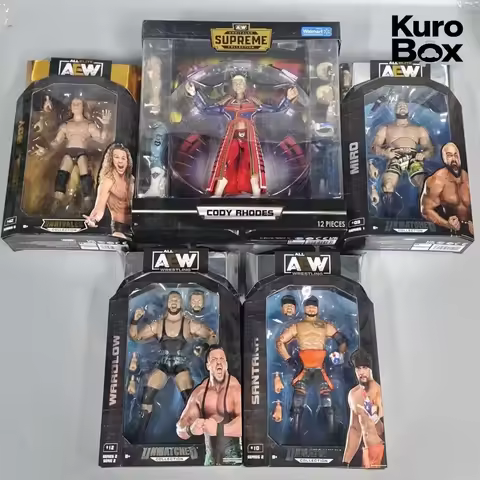 AEW Authentic Elite Posable Wrestler Action Figures Unrivaled Unmatched Supreme Collection Collectib