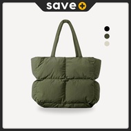 SAVE Trendy Puffer Women Bag Puffy Shoulder Bag Casual Soft Handbag Stylish Quilted Tote Bag Beg Bah
