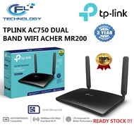 TP-Link MR200 AC750 Dual Band 5Ghz 4G LTE Wifi Sim Router Modem For Telco
