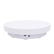 全新360自轉於旋𨍭display架 充電+插電+電池三用 15cm 白色電動展示轉盤 影樓拍攝道具