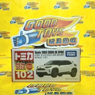  中古已開封 TAKARA TOMY TOMICA 102 1/61 TOYOTA YARIS CROSS GR SPORT 多美卡車仔 豐田 YARIS CROSS GR 運動版