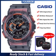 [Ready Stock] FOURRON Original G Style Shock Men Sports Watches Luxury Top Brand Waterproof Shockproof Multifunction Digital Wrist Watches Fashion Korean Silicone Strap Men's Watch Clock Gift GA100 GA-110LS-1AER