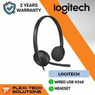 Flexi Tech HEADSET LOGITECH WIRED USB H340 (981-000477)