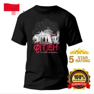 T-SHIRT ATJEH BUMI NANGROE ACEH DARUSALAM BUILDING PATTERN