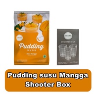 [BUNDLE CUP] Omura Dessert Shooter Puding Susu Rasa Mangga & Shooter Cup Gelas Pudding
