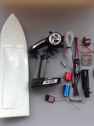 40cm Airbrush Ship 2440 Brushless Jet Ship 15mm Jet 2s 7.4v Remote Control Ship Accessories Set