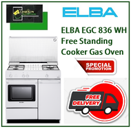 ELBA EGC 836 WH Free Standing Cooker Gas Oven / FREE EXPRESS DELIVERY