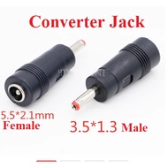 Socket Socket Jack Converter DC Power Plug 5.5x2.1 to 3.5x1.3 Mm 2.1x5.5 1.3x3.5 2 Pin Socket Connec