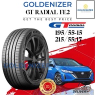 Gt radial FE2 tayar  tire tyre 195/55-15 215/55-17