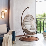 🚢Bird's Nest Swing Basket Single Swing Glider Rattan Chair Cradle Outdoor Balcony Bracket Hammock Indoor Rattan Chair