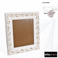 Solid Wood White Classic Photo Frame-10R /11R /12R /12x18/ 16x20/ 16x24/ 20x24/ 24x36
