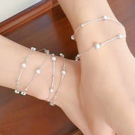 1/2/4Pcs Double Layer Star Chain Bracelets - Silver Bracelet - Luxury Elegant - Adjustable Charm Bra