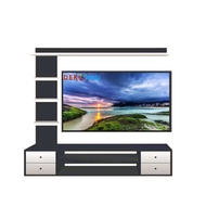 Panorama TV Shelf Set 35-43 inch 4 drawer storage Hanging wall mounted TV table cabinet