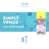 NEW! Gillette Venus Alat Cukur Wanita Simply 2 Venus Basic Isi 5