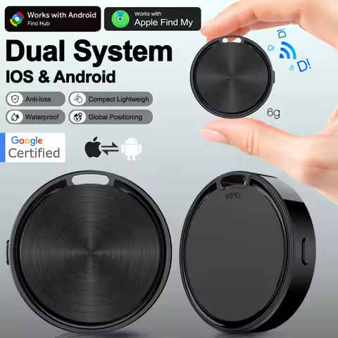 Dual System IOS& Android Gps Tracker Google Find My Airtag Google Antilost Location Tag Gps For Bicy