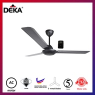 Deka Ceiling Fan Regulator Dr9 60 Inch 5 Speeds 3 Metal Blades
