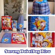 Boboiboy Blue Character Children's Sarong - XS