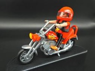 缺燈罩 Playmobil 2011年 5113 摩比 美式 嬉皮 機車 Chopper Motorcycle GG