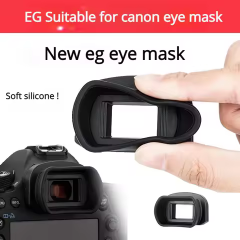 EG Silicone Camera Viewfinder Eyepiece Eyecup For Canon EOS 5DM4 5DM3 5DS 5DSR 7DM2 7D EOS 1DX Mark 