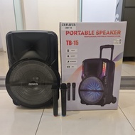 Speaker Portable N Aiwa Was 115 15 Inch N AIWA TB-115