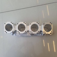 [ READY STOCK ] Mitsubishi 4G93 GSR ITB 4Throttlle Aluminium Adaptor Convert from intake to 4 thrott