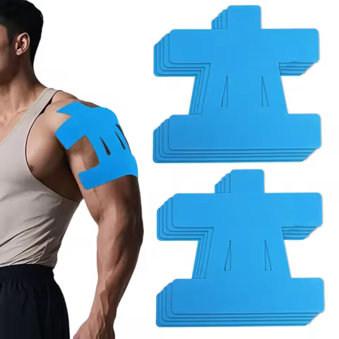 10 PCS Kinesiology Tape for Shoulder Precut,Shoulder Tape -Waterproof & Breathable, Enhance Elastic 