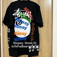 Street.32 Short-Sleeved T-Shirt Screen Thai Work Stu 8ball Skull Size S-5XL