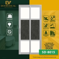 Slide and Swing Toilet Door asstl25