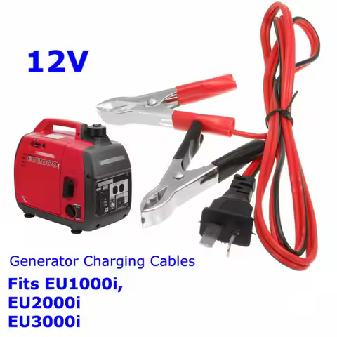 1pcs Generator DC Charging Cable Cord Wiring For Honda Generator EU1000i, EU2000i, EU3000i 1.2M 12V 