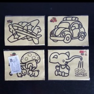 mewarnai pasir kecil 10 sepuluh bh 11x8 cm aktivitas anak