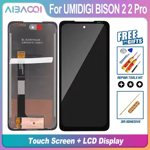 AiBaoQi Brand New Touch Screen + LCD Display Component Replacement For UMIDIGI Bison 2 Bison 2 Pro L