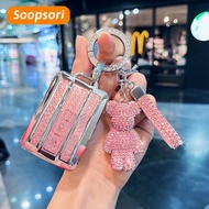 Soopsori GWM Tank 300/Tank 500 car key cover Tank 300 remote key case Tank key cover keychain Tank k