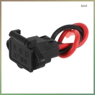 Charging EV Port Three-pin Electric Vehicle Charger Socket Car Plastic Scooter Connector