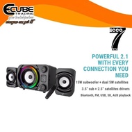 Vinnfier VF ECCO 7 BTU 2.1 Bluetooth Mic Karaoke Speaker Sambung PC USB Powered 50W Max USB FM Radio