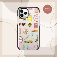 PINK ACCESSORIES DESIGNATED BUMPER CASE IP 14 Untill 15 Pro Max