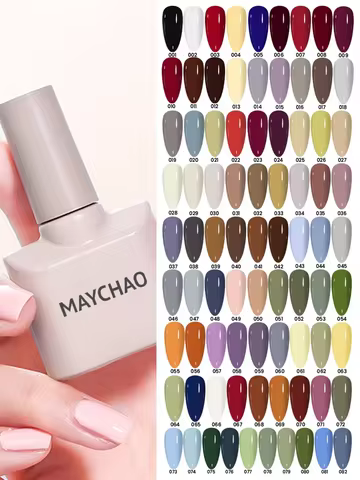 MAYCHAO 12ml Gel Nail Polish 85 Colors Professional Salon Nail Art Gels Varnish UV LED Semi Permanen