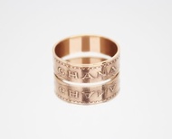 加納硬幣戒指 1 佩塞瓦 1979 年男士硬幣戒指 女士硬幣戒指