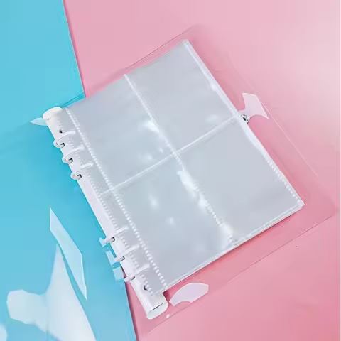 10pcs Photo Album Binder Refill Inner Sleeves 1P 2P 4P Transparent A5 Binder Sleeves Photocard Stora