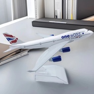 Air plane For Boys Airplanes Model 1:400 Scale 16cm British Airways B747 Plane Model Diecast for Gif