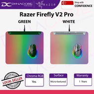 RAZER FIREFLY V2 PRO- MULTI-ZONE CHROMA GAMING MOUSE MAT - PHANTOM GREEN & WHITE
