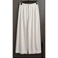 Women's long linen pants from straight. size S small waist 66 length 86 length 87 tube 23.