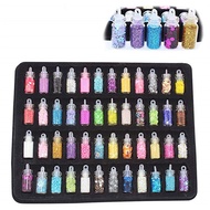 24-48Pcs Lizun DIY Slimes Accessories Kit Glitter Filler Charms for Fluffy Slime Toy Plasticine Kids
