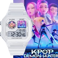 K-Pop Film Theme Electronic Watch Kpop Demon Hunters Waterproof Watch Digital Watch Sports Watch Lum