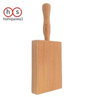 Pasta Making Board, Gnocchi Board, Beech Wood Gnocchi Board Butter Board Dough Scraper for Pasta and