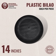 Plastic Bilao Size 14" [ Sold Per Piece ] Black Bilao Food Bilao Tray Reusable Bilao