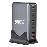 500W Gallium Nitride PD Charger 440W Multi-Function Charger 8-Port Desktop Charger 320W Hot Product 