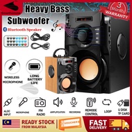 HOT🔥Wireless Bluetooth Stereo Speaker Subwoofer Radio Speaker Support FM TF AUX USB Remote Control S