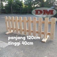 KAYU Wooden Fence/Garden Fence Room Divider Pine Wood Partition
