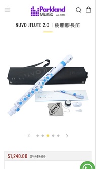 新淨NUVO JFLUTE 2.0 兒童長笛(連盒)(配件齊) 原價$1240