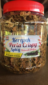 Peria Crispy Ustazah Hafiza Spicy 500g PASTI TERUJA